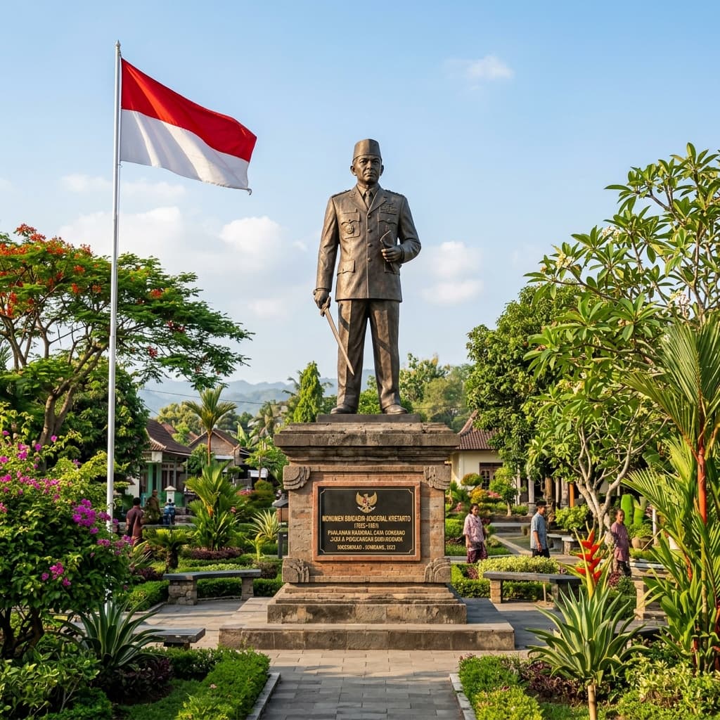 Patung Monumen Brigjen Kretarto